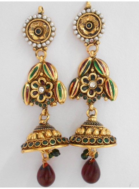 Polki Earrings